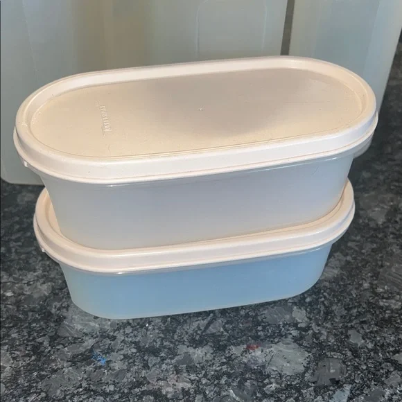 Vintage Tupperware Modular Mates. Stacking set of 8 containers